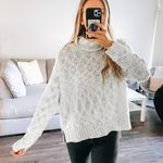 Lush Clothing Lush Oversized Turtleneck Sweater Photo 1
