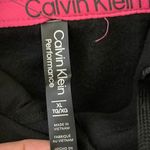 Calvin Klein NWT Performance Womens Cropped Hoodie With Iridescent Logo Black XL Photo 5