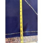 Something Navy  x Bandier Small Blue Crop Hoodie Colored Stitching Photo 6