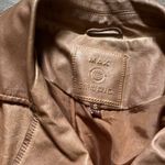 Max Studio Brown Leather Jacket Photo 1