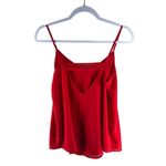 Norah Womens Tops Size M‎ Red Chiffon V Photo 1