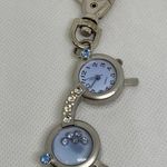 Cute Eyeglasses Sunglasses Clip on Pocket Watch Key Chain Quartz running Photo 1