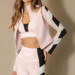 NWT Port de‎ Bras Arrow jacket Plie black chantilly size large Pink Photo 0