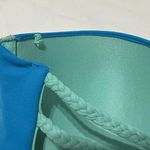 Victoria's Secret Victoria’s Secret Blue Strapless Padded Bikini Top Swimwear Top 32D Photo 2