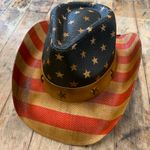 USA American Flag Cowboy Hat Brown Photo 0