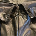 Entro  Faux Leather Pleated Mini Skort Size M Side Zip Preppy Biker Skater Y2K Photo 9