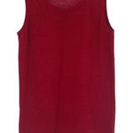 Liz Claiborne Red Women's Sleeveless Cotton Blend Tank - Size Small Photo 0