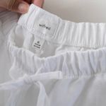 Aritzia  Wilfred The Lodge High-Rise Relaxed Wide-Leg White Linen Pants Size XL Photo 4