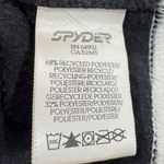 Spyder  White Black Fleece Quarter Zip Pullover Sweatshirt Women’s 14 Photo 1