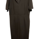 Nordstrom Women's Black V Neck Cocktail Dress 1X Photo 0