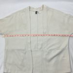 H&M Divided Elegant Cream Open-Front Cardigan blouse woman’s size small Photo 6