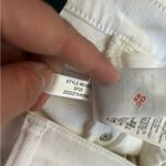 J.Crew Factory Essential Straight Jean in White All Day Stretch Size 28 Tall Photo 9