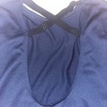 Nike New  Dri-Fit Women's Training Crossback Long Sleeve Top Navy Blue Sz Large Photo 2