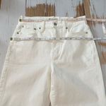 Madewell  The Perfect Vintage High Rise Jeans  Size 26 White Photo 6