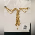 Nice & Bella Gold Layered Necklace with small crystal Photo 4