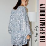 Jen's Pirate Booty mini dress floral metallic ruffled sparkly Photo 6