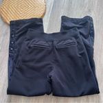 Athleta ‎ Retroplush Velvet Straight Leg Pant in Black Women’s Size M Photo 4