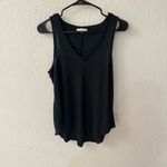 Z Supply  Black Ribbed Swing Tank Large Photo 1