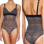 Stella McCartney  Florence Fluttering Bodysuit Black Heart Print Photo 1