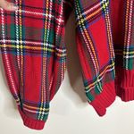 Charter Club Vtg  ladies Plaid Multi Color Crewneck Sweater with Anchor size L Photo 3