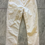 Banana Republic Girlfriend Mid Rise Cream Beige Jeans Size 3112 Photo 0