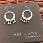 Silpada  Sterling Silver Cha Cha Hoop Earrings Photo 1