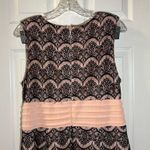 Melrose Coral/Black Lace Accent V Neck Sleeveless Dress 14W Size undefined Photo 8