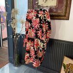 Who What Wear  Floral Print Dramatic Puff Long Sleeve Dress - Sz L 💚🎀 Photo 2