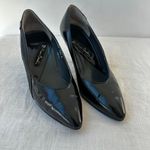 Pierre Cardin Vintage Black Patent Leather Heels Party Career Pumps Size 6.5 Photo 7