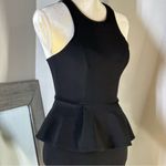 Lush Clothing Lush Black racer back peplum Mini Dress Photo 12
