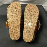 CL by Laundry CL LAUNDRY WOMENS SIZE 10 CARAMEL COLOR FAUX ALLIGATOR THONG STRAP HEEL Photo 11