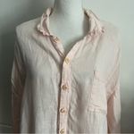 Flax  • Pastel Light Pink Button-Up Shirt Linen Photo 1