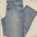 PacSun Light Indigo Distressed Dad Jeans Photo 1