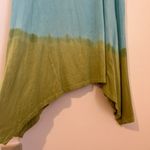 Blue and Green High Low Sundress with Cut Out Size M Photo 2