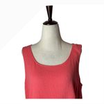 Soft Surroundings Dress Women Medium Pink Textured Knit Scoop Neck Mini Boho Photo 3