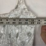 Here Comes the Sun  women's small white lace dress shiny bride party Photo 7