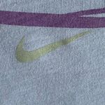 Nike  Purple Striped Hooded Half Sleeve Tee Photo 6