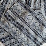 Three Dots  Pull On Pants Blue Batik New NWT Loungewear Resort Casual Medium New Photo 14