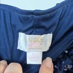 Belle by Kim Gravel Navy Sequin Straight Leg Pants Blue Size XS Photo 1