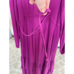 Knox Rose  Beach Robe Duster Ruffle Tiered Boho Bright Boho Feminine Summer Party Photo 6