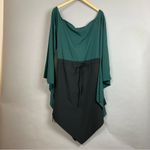 Pirate Wench Halloween Costume Women Long Bell Sleeves Corset Asymmetrical‎ Hem Green Size L Photo 10