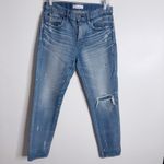 Moussy Vintage Lenwood Ankle Distressed‎ Blue Skinny Jeans Size 27 Stretch Photo 1