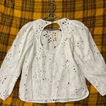 Rebecca Taylor eyelet white lace blouse Great condition :Box 007: Photo 6
