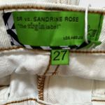 Free People • Sandrine Rose Hi Rise Wide Leg Jeans Size 27 White Photo 5