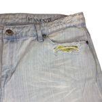 BLANK NYC Women's Light Wash High Rise Cropped Distressed Denim Jean Size 28 Photo 3
