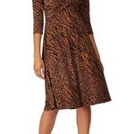Donna Morgan  Full Length Leopard Print‎ Dress Brown Women's Size 8 Photo 0