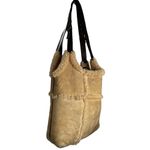 UGG ‎ Thick Suede Sherpa Purse Shoulder Bag Photo 2