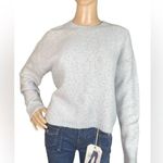 Calvin Klein Women's Long Sleeve Crewneck Metallic Sweater Photo 0