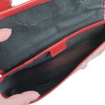 Burberry  RED, CANVAS LEATHER SHOULDER BAG Photo 9