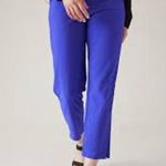 Athleta Brooklyn Mid Rise Ankle Pant Womens Size 10 Tall Blue Purplish Long Photo 1